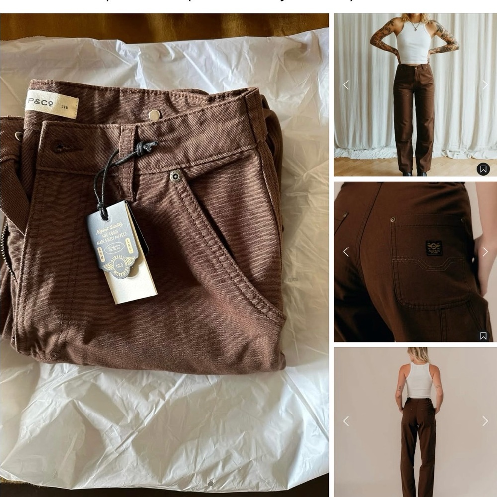 P&Co Albion Carpenter Pants in Caribou